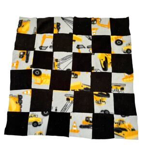 Handmade Baby Fleece Construction Blanket